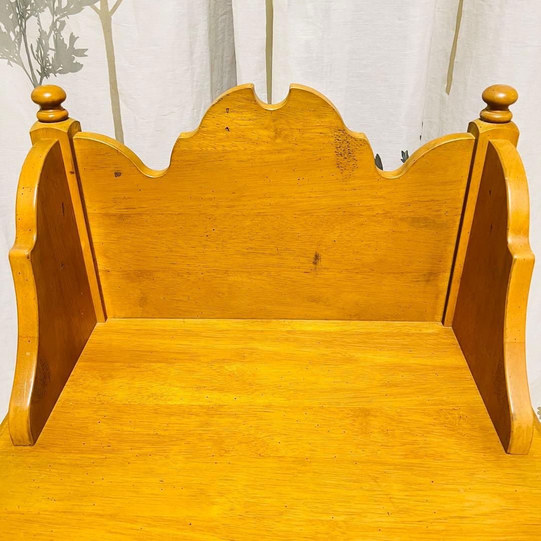 【希少】カリモク家具 ナイトテーブル コロニアルシリーズ コンセント・調光付き
