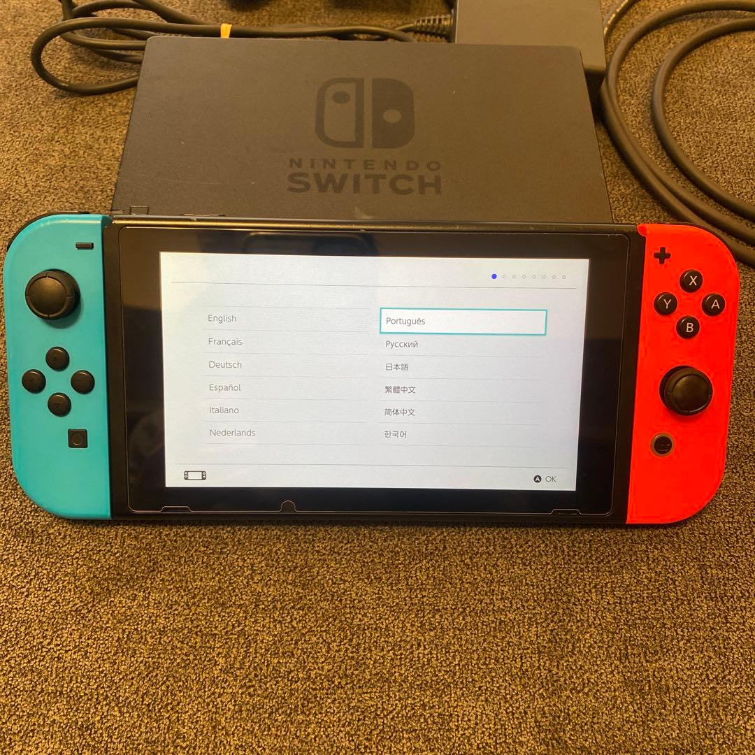 Nintendo Switch 本体 青/赤 付属品あり