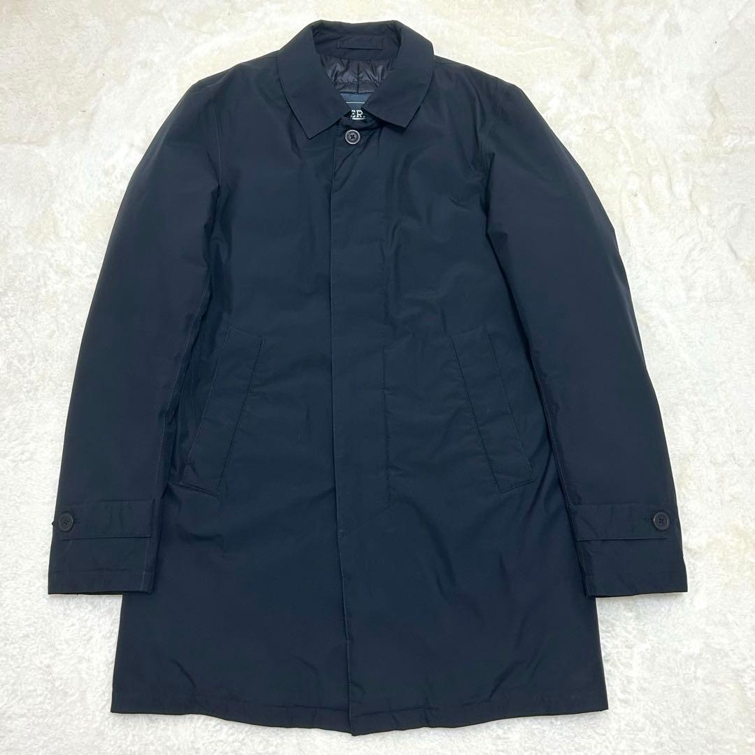 【極美品】ヘルノ ゴアテックス ラミナー ステンカラーコート ダウン 44サイズ