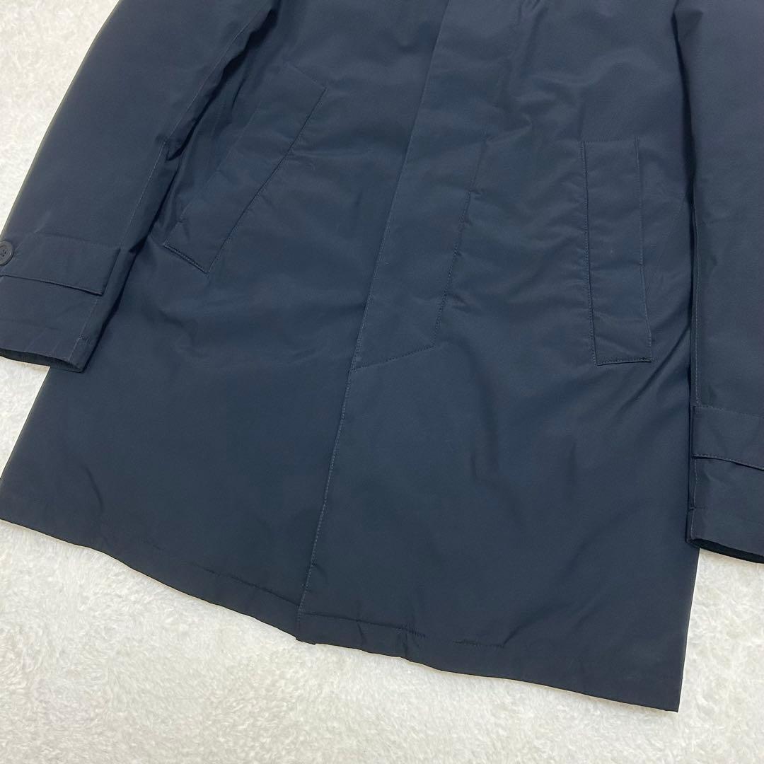 【極美品】ヘルノ ゴアテックス ラミナー ステンカラーコート ダウン 44サイズ