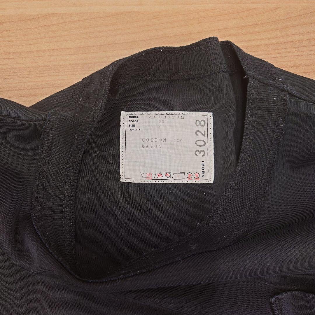 sacai サカイ メンズ2023年秋冬Mサイズ ロング Tシャツ 長袖