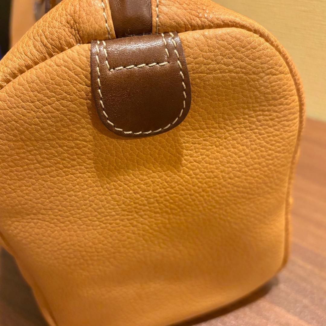 【未使用】LOEWE ロエベ アナグラム レザー ミニボストン ヴィンテージ