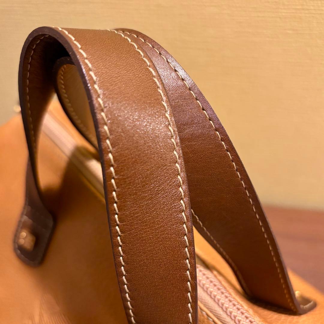 【未使用】LOEWE ロエベ アナグラム レザー ミニボストン ヴィンテージ