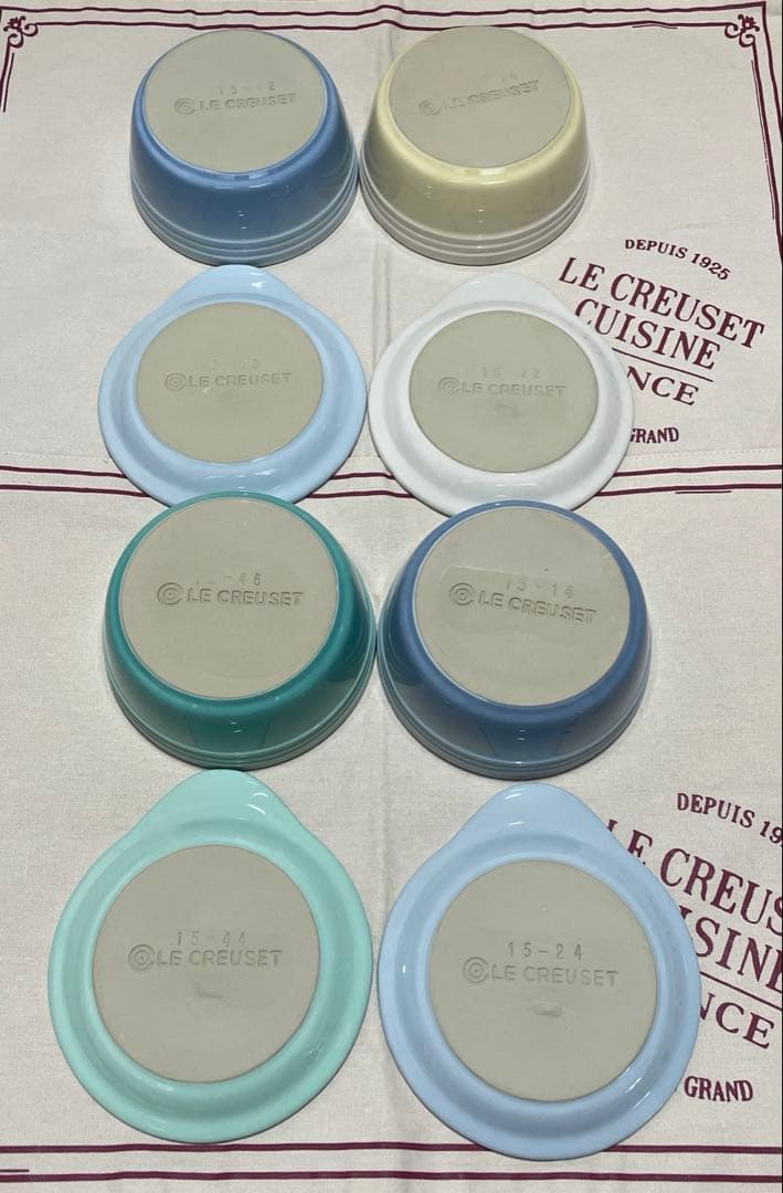 はな  LE CREUSET プレートオンディッシュ　2個セット　ブルー系