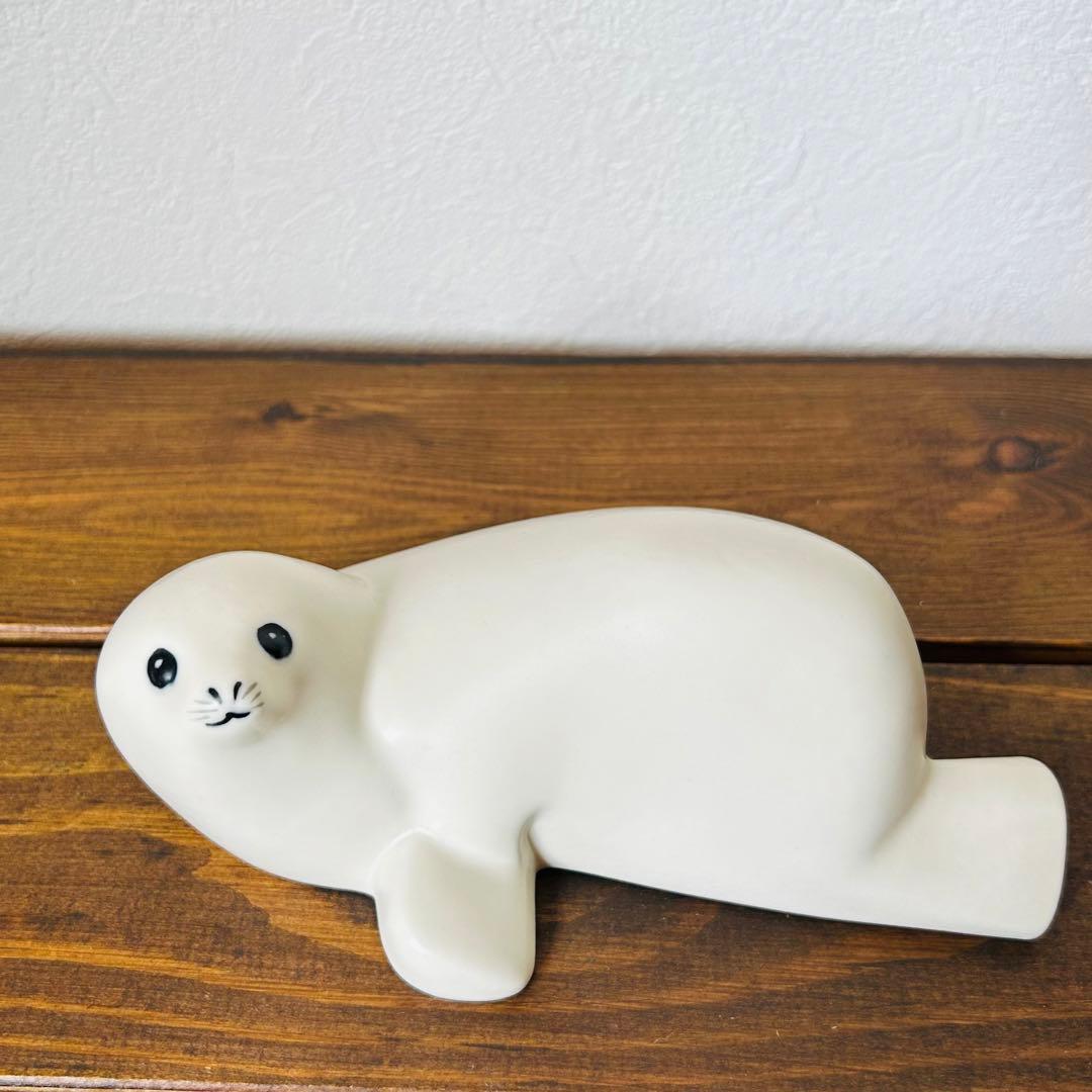 アラビア　WWF リルモア・マンネルハイム 可愛らしいアザラシ 1984年