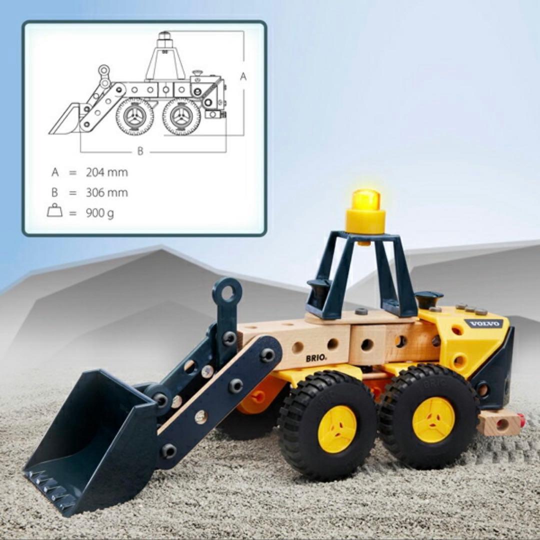 【新品未開封】BRIO (ブリオ) ビルダー Volvo工事車両DXセット