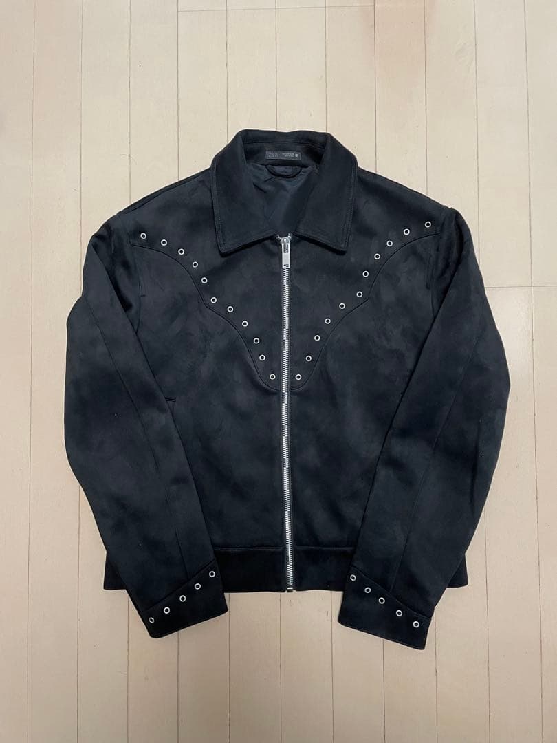 ZARA ウエスタンカッティング アイレット ショートジャケット