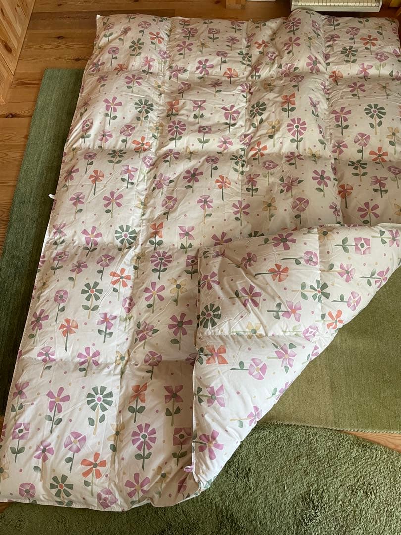 日本製【シビラ】羽毛布団　150×210 モリノ　レッド　ブルー各1枚