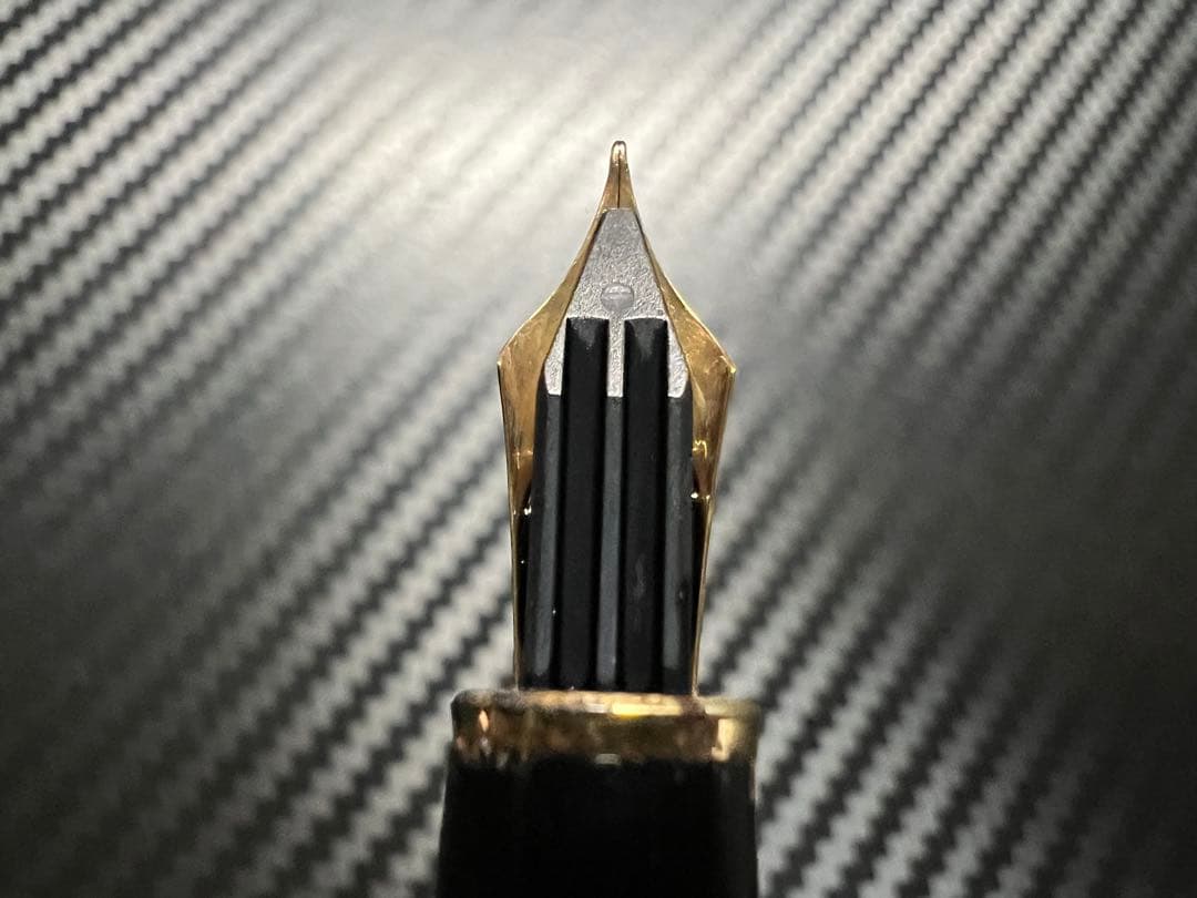 モンブラン 144 ブラック 全金 EF 万年筆 前期型