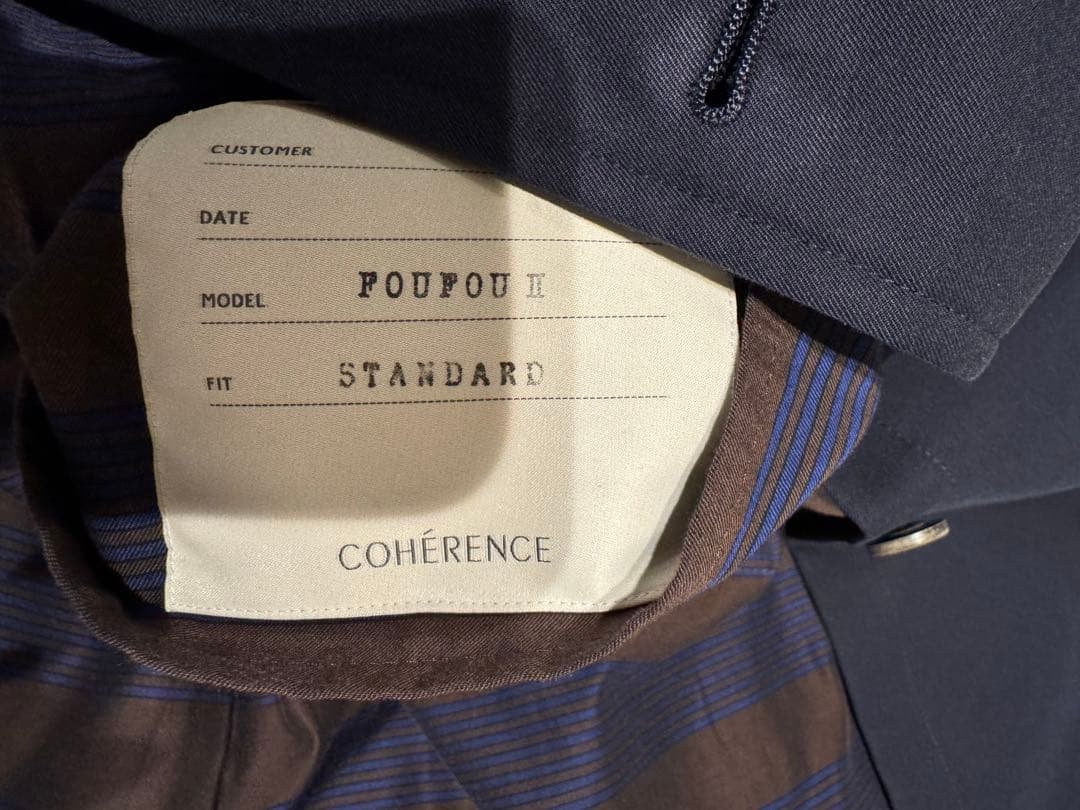 COHERENCEコヒーレンスfoufouコットンギャバXXS orbium