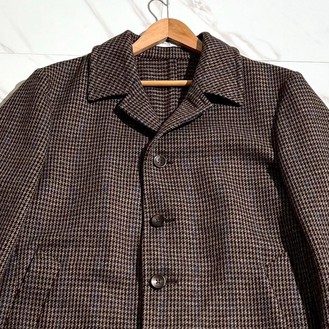 極美品 2023AW ボリオリ SHIRT NECK COAT カシミヤ混 48