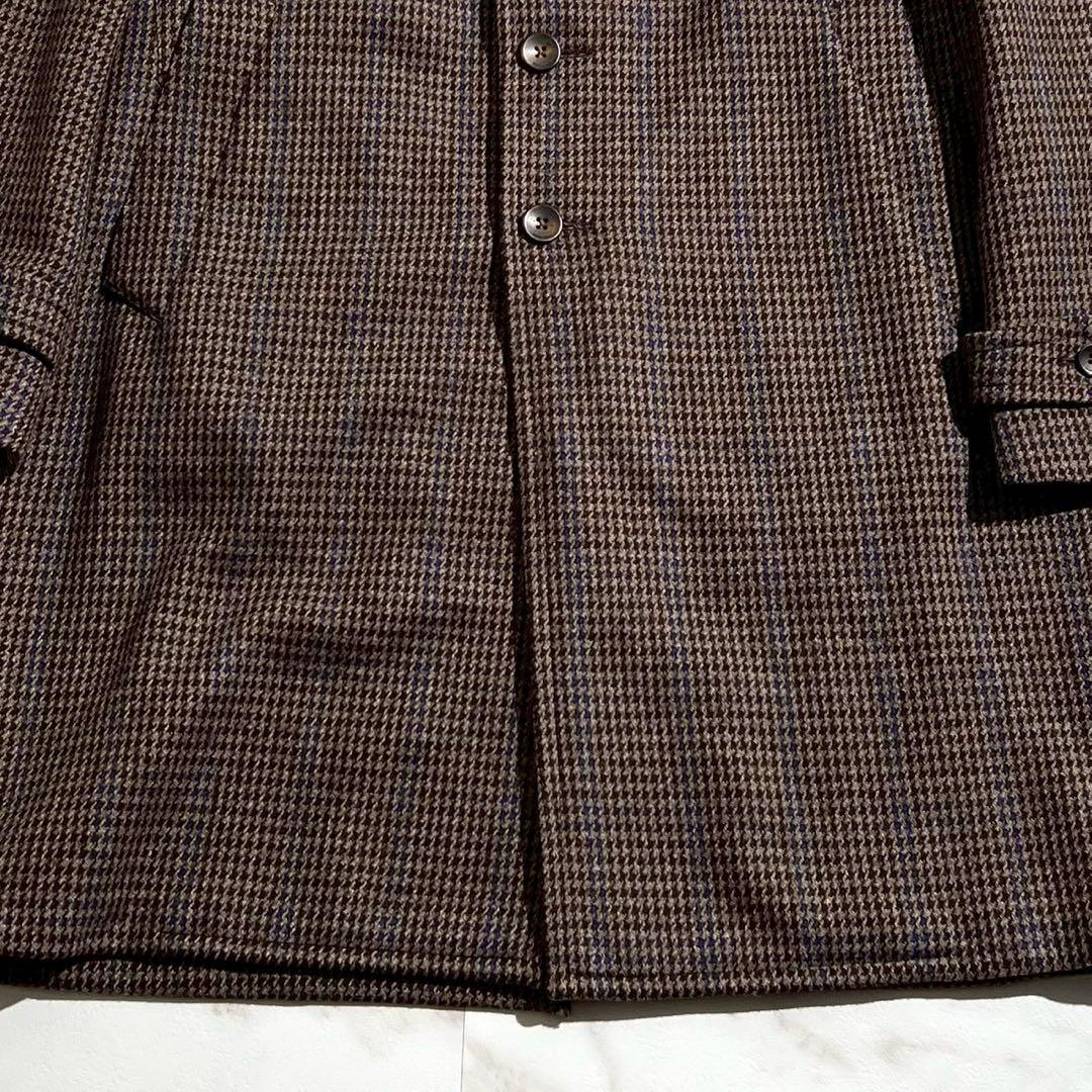 極美品 2023AW ボリオリ SHIRT NECK COAT カシミヤ混 48