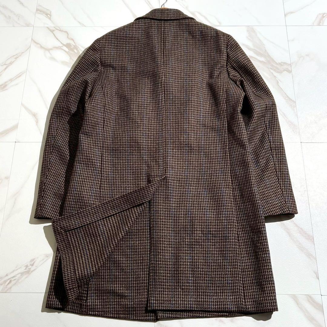 極美品 2023AW ボリオリ SHIRT NECK COAT カシミヤ混 48