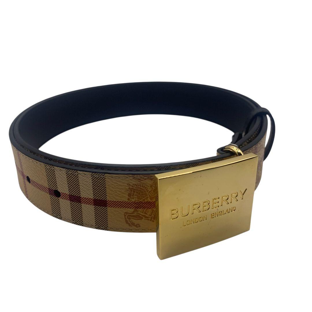 美品★Burberry　バーバリー　ベルト　リバーシブル105-115ｃｍ