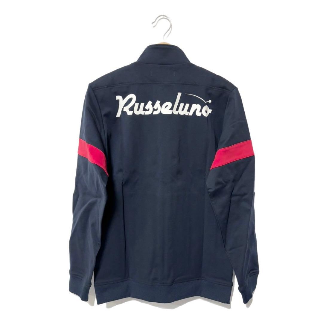 新品 ラッセルノ ゴルフ ライン トラック ジャージ ジャケット ネイビー M