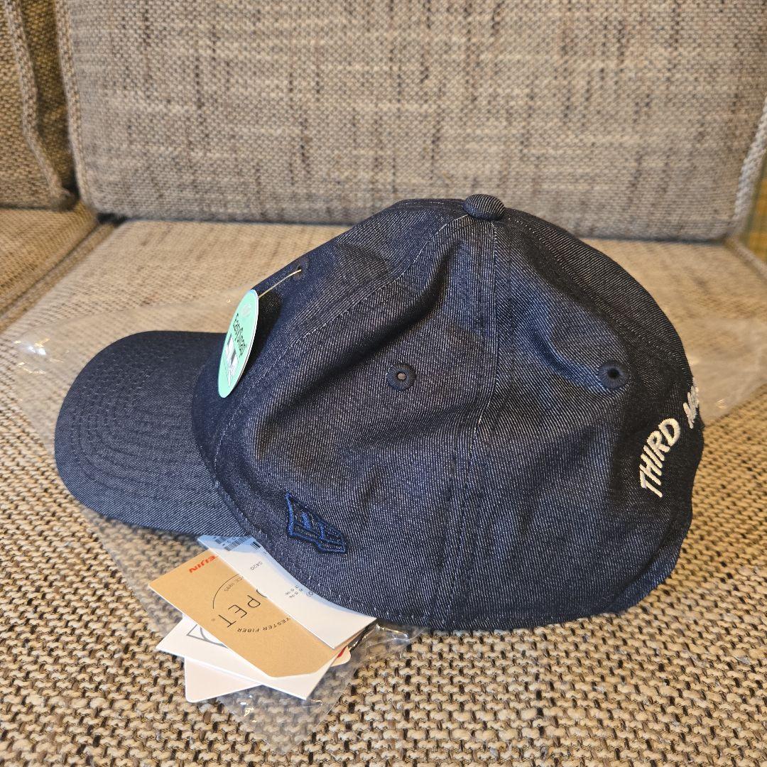 2025人気完売　未使用　NEW ERA 別注　サードマガジン　ロゴ　インディゴ