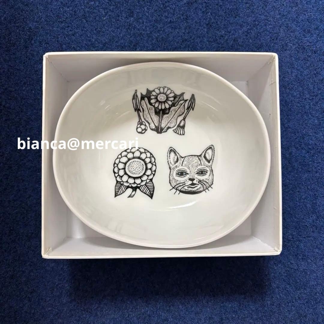 ヒグチユウコ ボリス雑貨店 非売品 プレート 丸型 ニャンコ ギュスターヴ