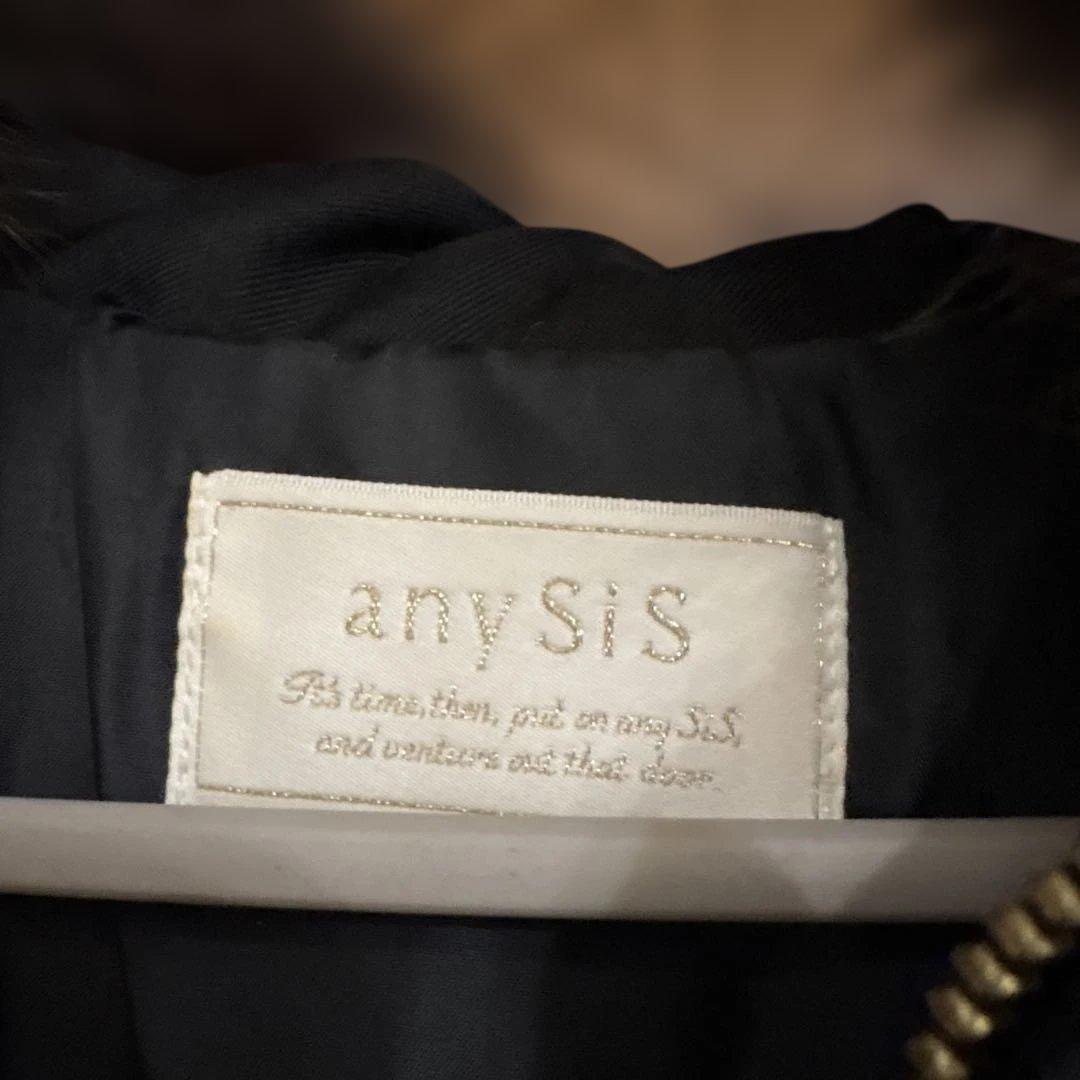 anySiS エニィスィス ロングコート ダウンコート 黒 M 新品同様 美品