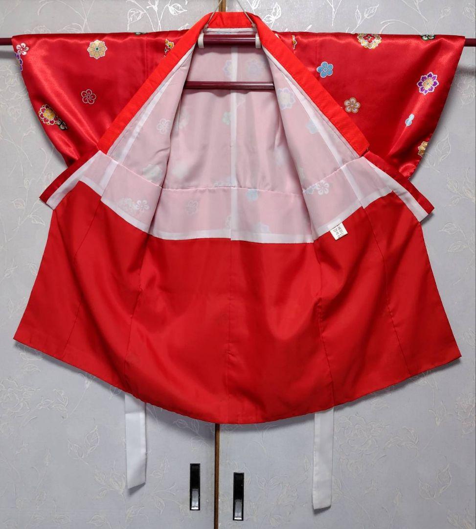 RK538洗える子供着物着丈73センチ裄丈42センチ綺麗美品