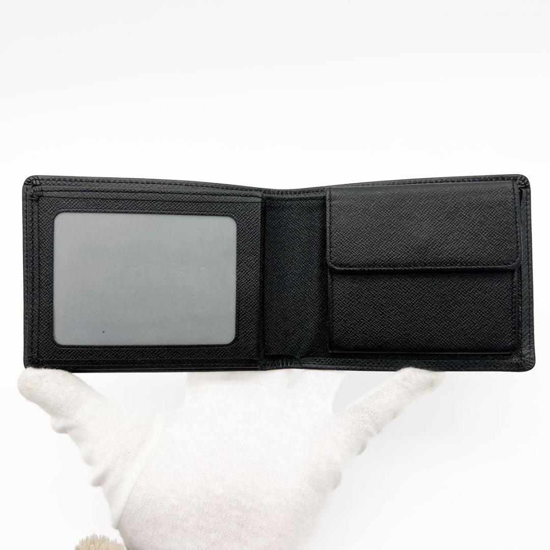 【美品】ヴィトン タイガ ポルトフォイユ フロリン 財布 黒 M31112
