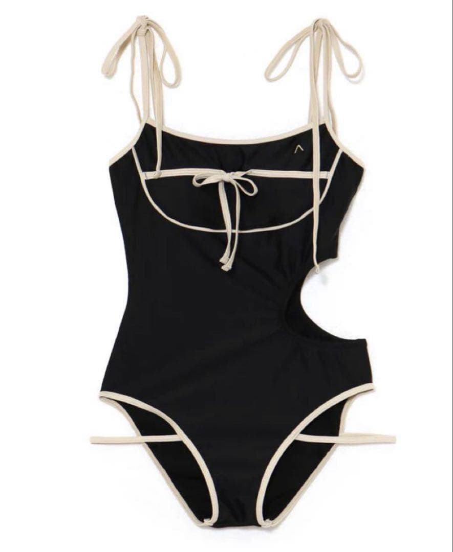 ラスト一点　ANDMARY ブラック ワンピース水着 アンドマリー