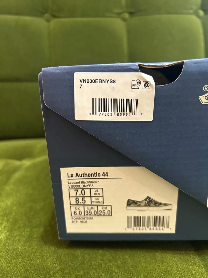 VANS Authenticレオパード 25cm 箱有り　オーセンティック