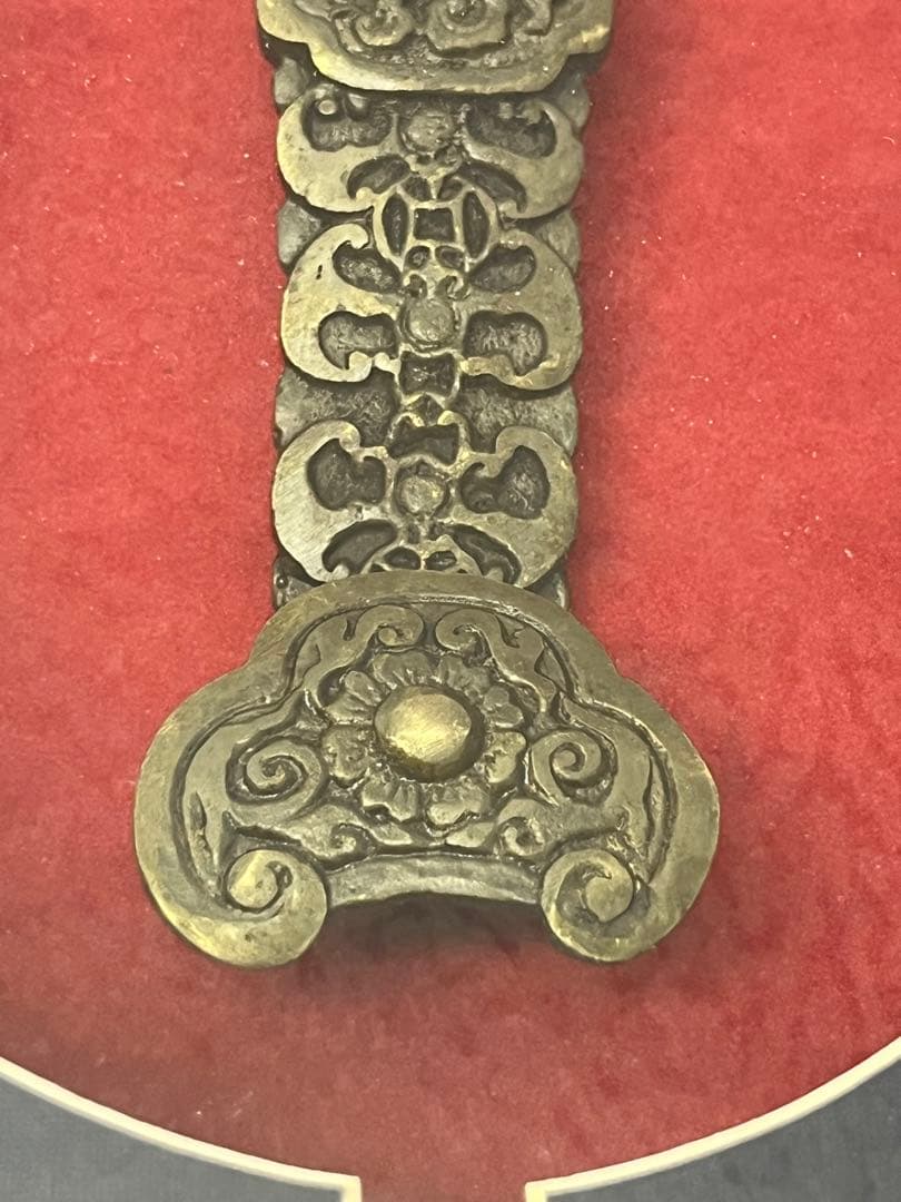 中国　如意　仏具　中国美術　額装展示　飾り物　縁起物　インテリア　骨董