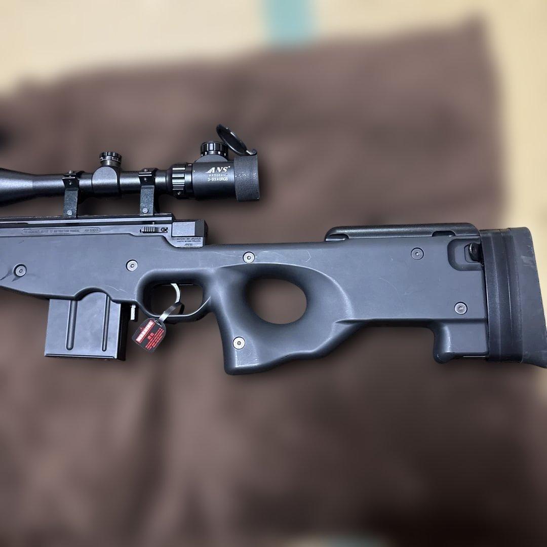 な*け様 東京マルイ スナイパーライフル L96 AWS ブラック スコープ バ