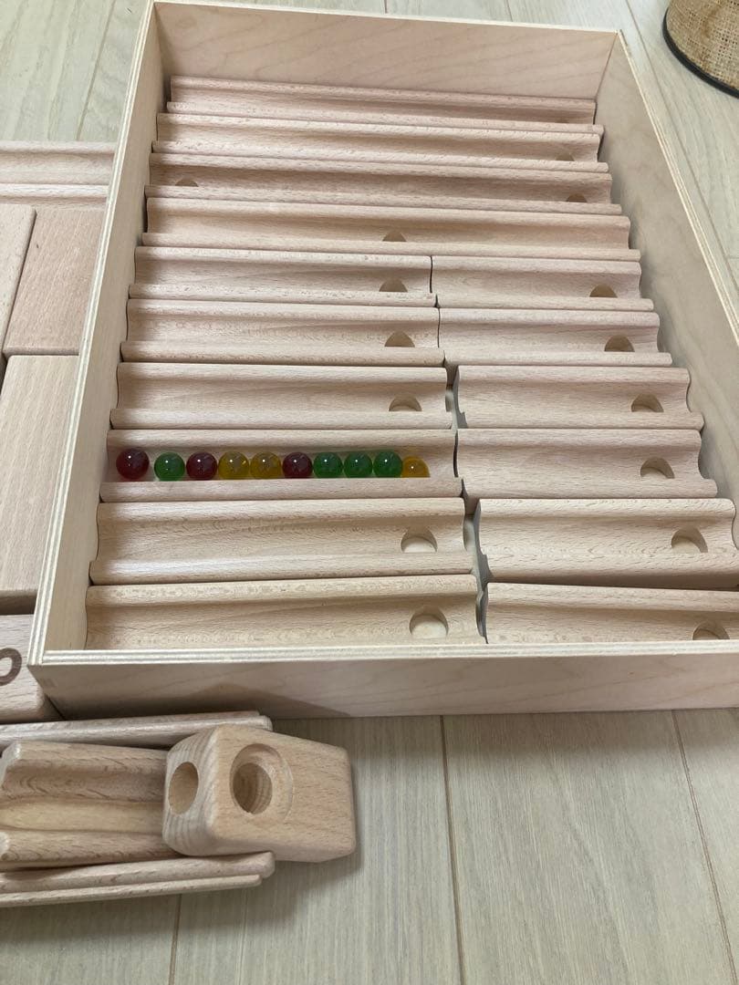 Scalino スカリーノ3木製積み木セット 滝付き　美品