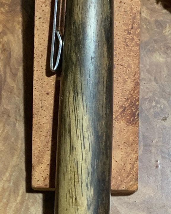 黒柿杢ノック式ボールペン