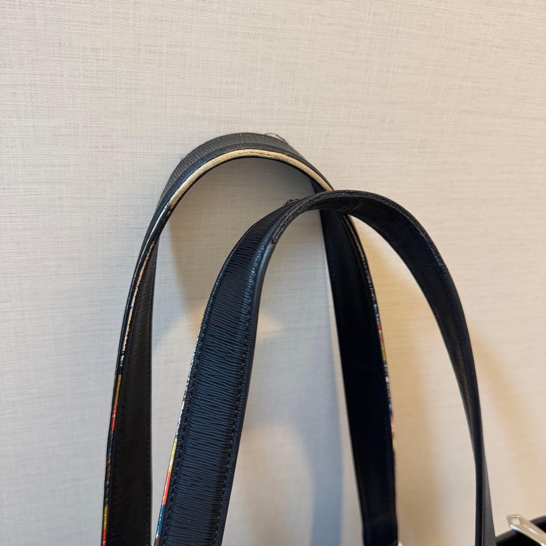 paul smith ポールスミス　クラシックエンボス　レザー　トートバッグ