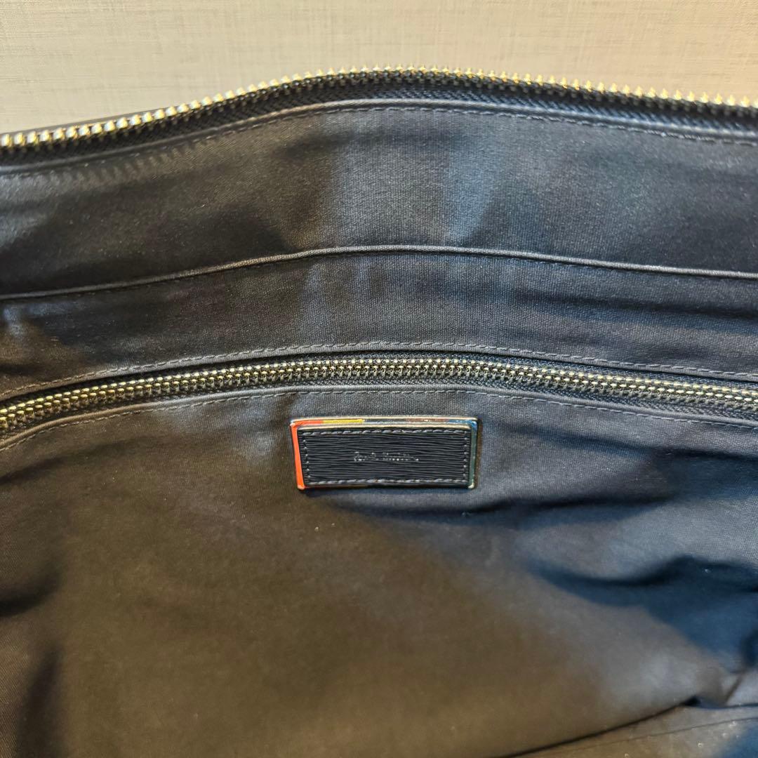 paul smith ポールスミス　クラシックエンボス　レザー　トートバッグ