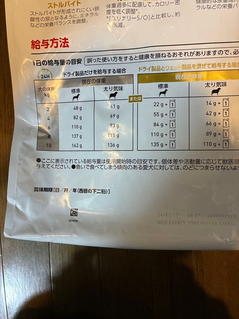 ロイヤルカナン 食事療法食 犬用 ユリナリーS/O ライト ドライ 8kg