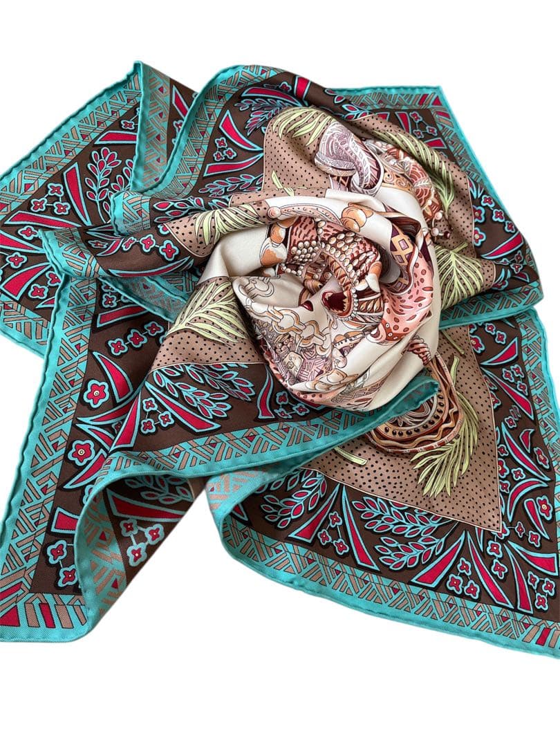 HERMESエルメスカレ90 Zenobieパルミラの女王ゼノビア シルク100