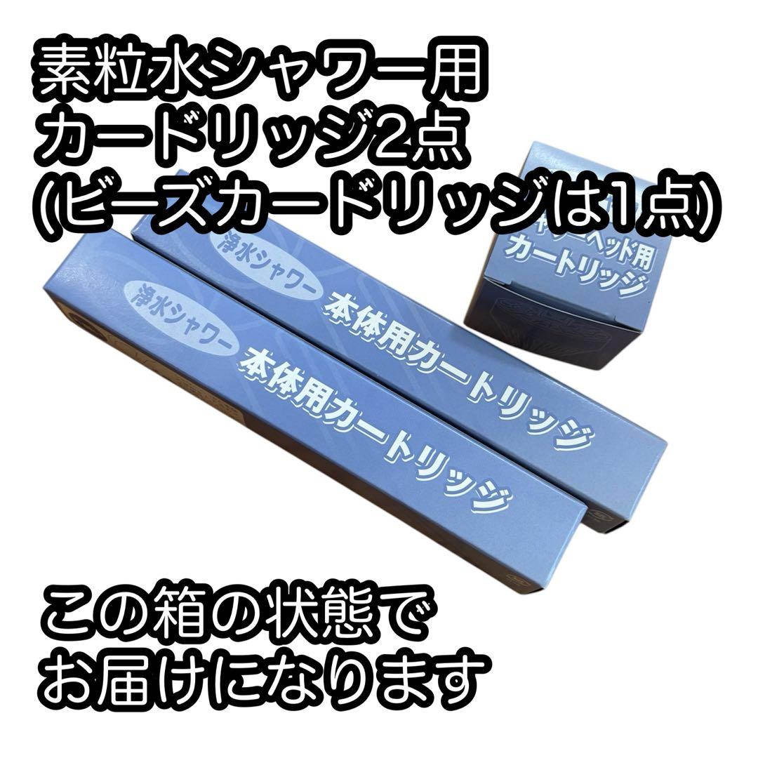 【お得】素粒水シャワー用カードリッジ2点セット