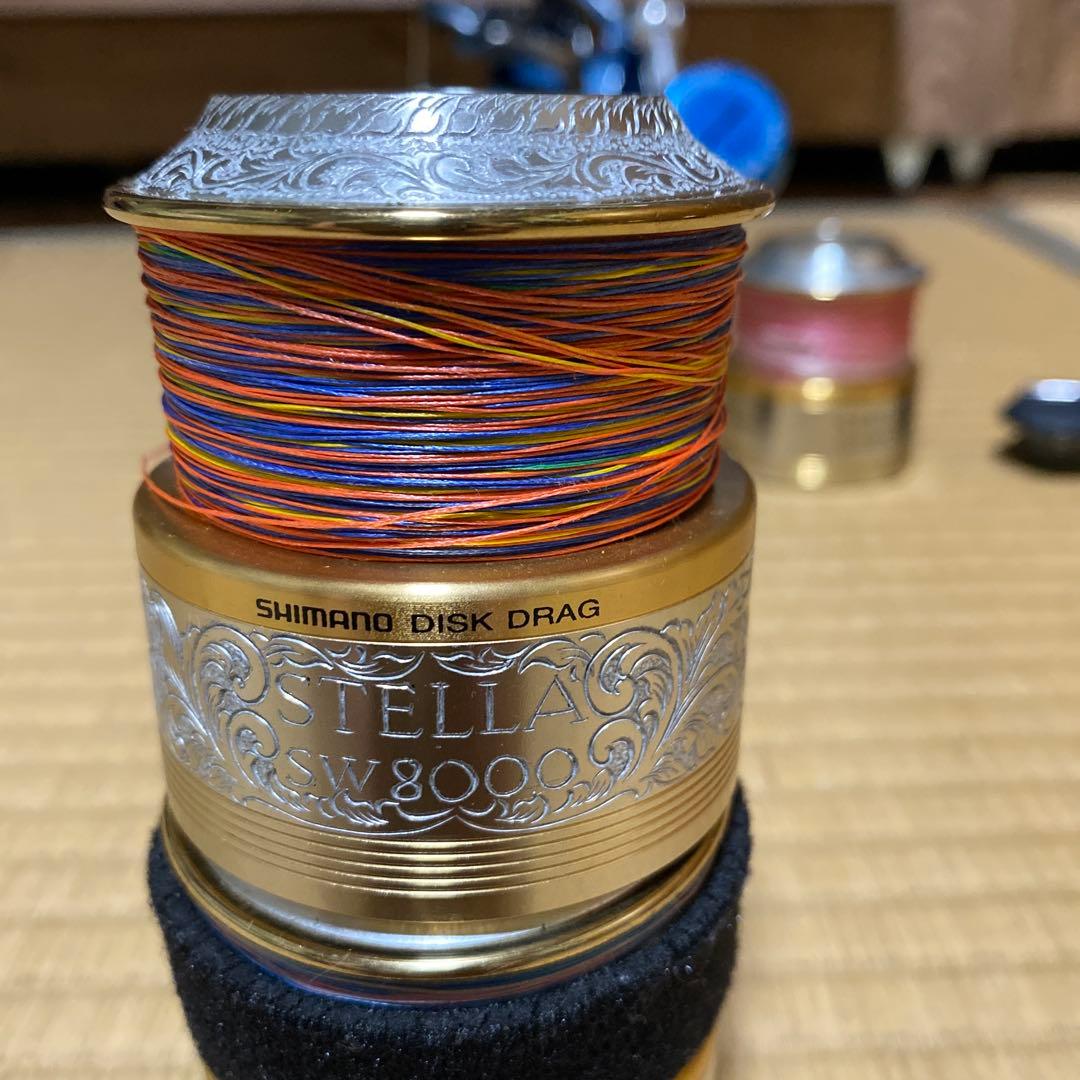 STELLA SW8000 リール スプール3個付き