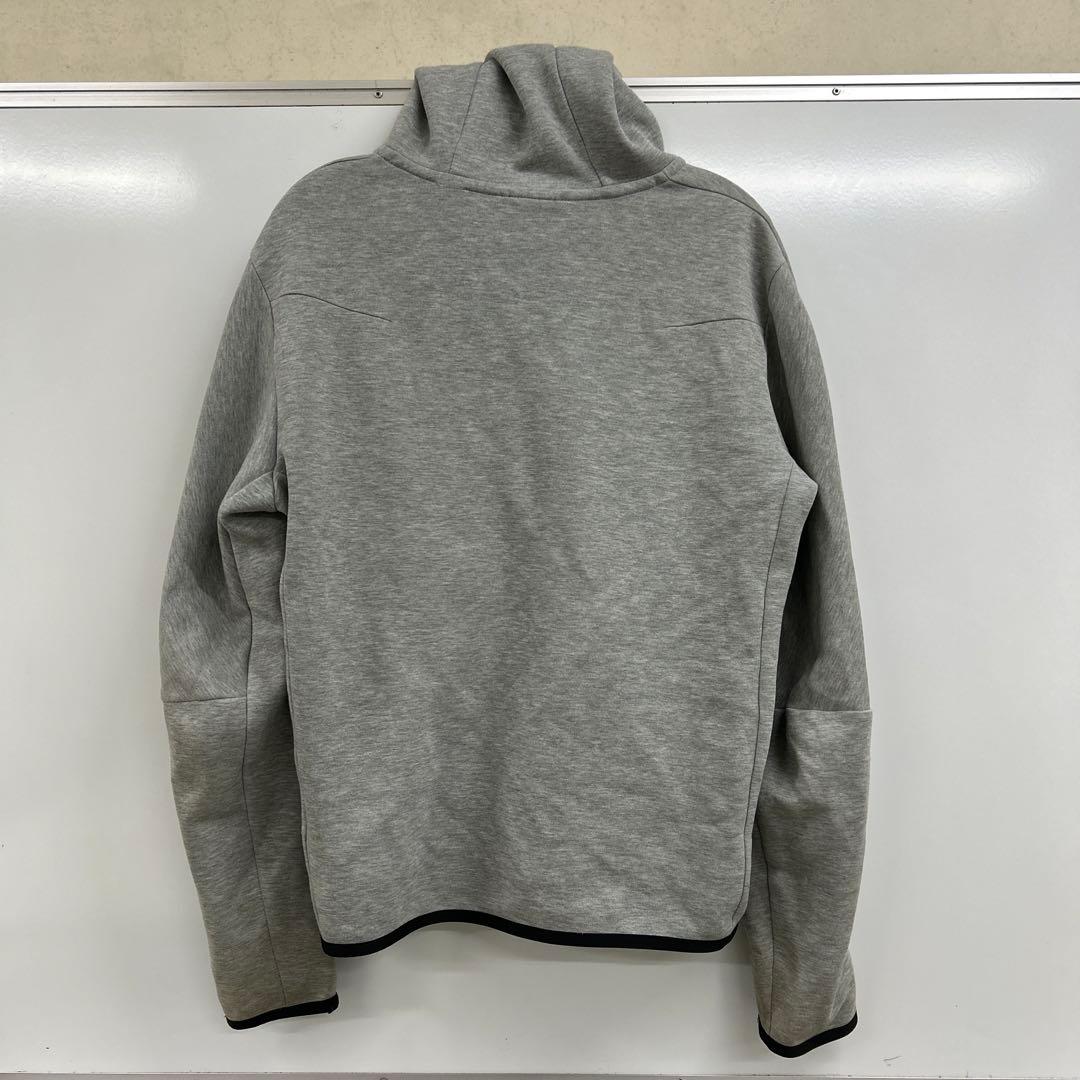 テックNIKE フルジップフード付きジャージ上下セット グレー