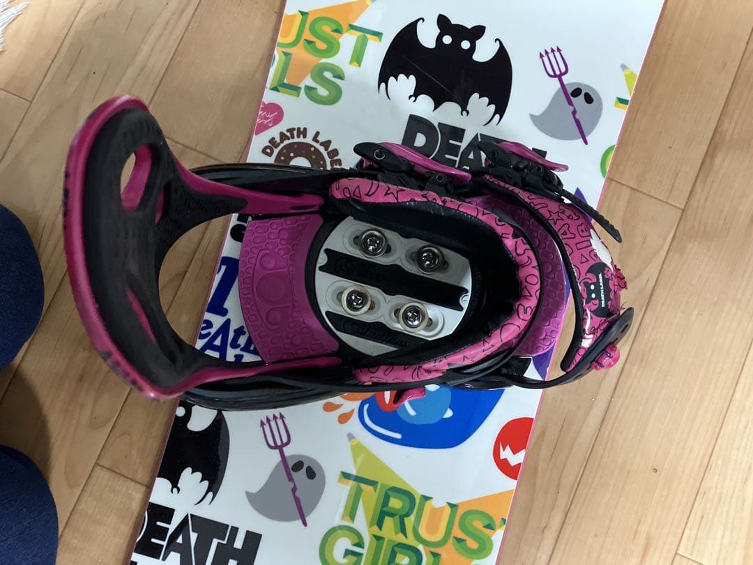 Death Label スノーボード ピンク139cm