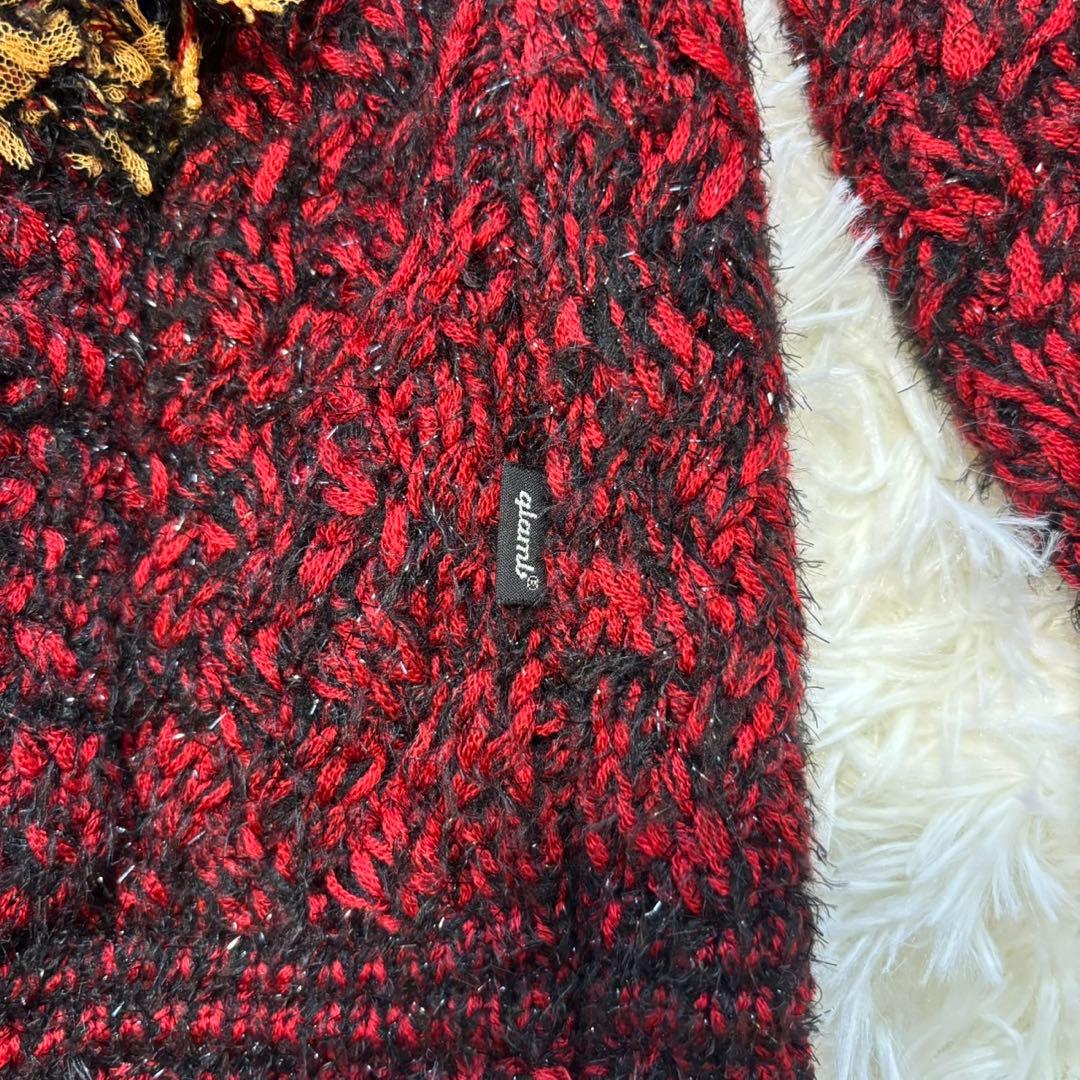 完売品 glamb ShaggyKnitJacket シャギーニットジャケット