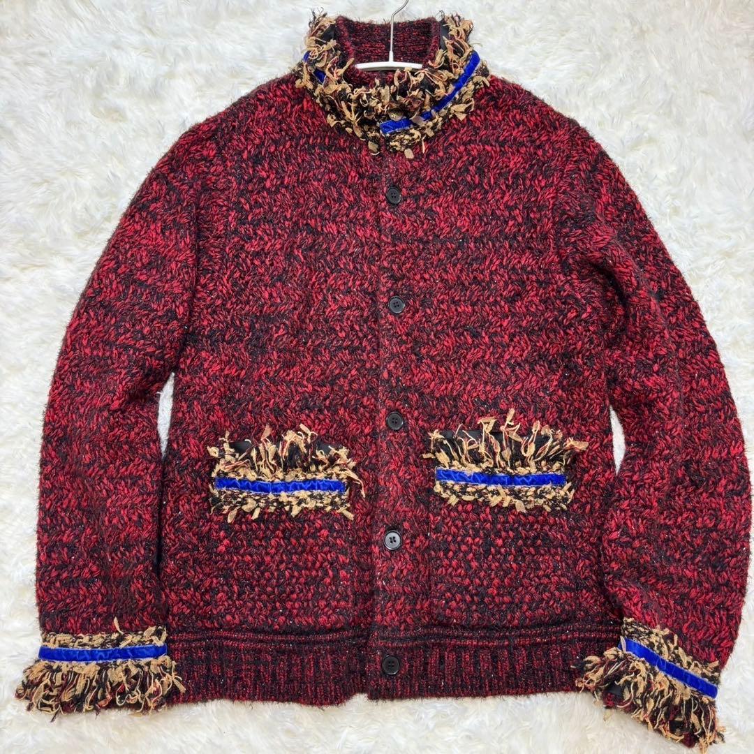 完売品 glamb ShaggyKnitJacket シャギーニットジャケット