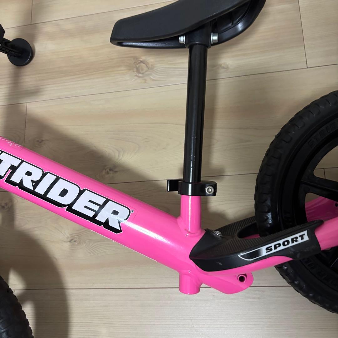 STRIDER バランスバイク ピンク　スポーツ