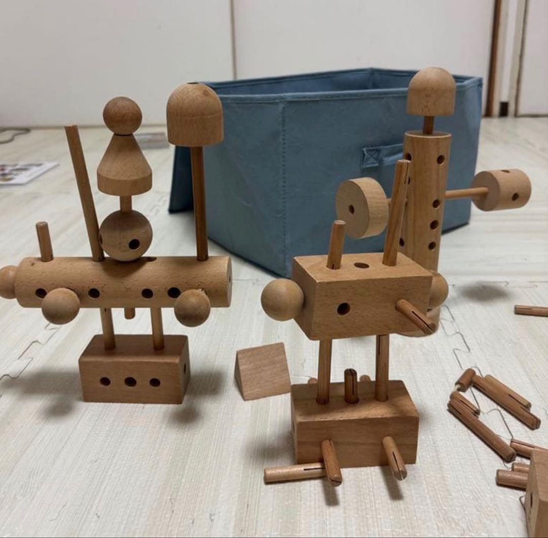 童具館 くむくむ　積み木 知育玩具 ワク WAKU 木のおもちゃ　木製知育玩具