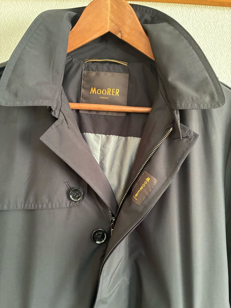 MOORER ムーレー ハーフコート ブラック サイズ48 伊勢丹購入 美品