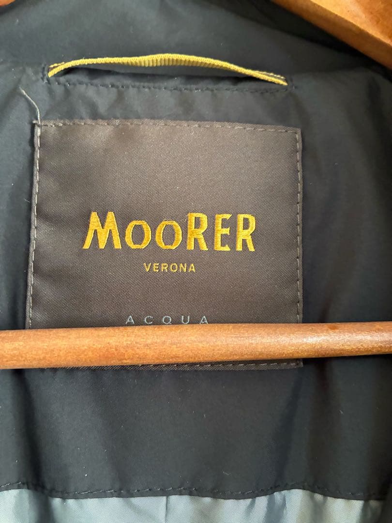 MOORER ムーレー ハーフコート ブラック サイズ48 伊勢丹購入 美品