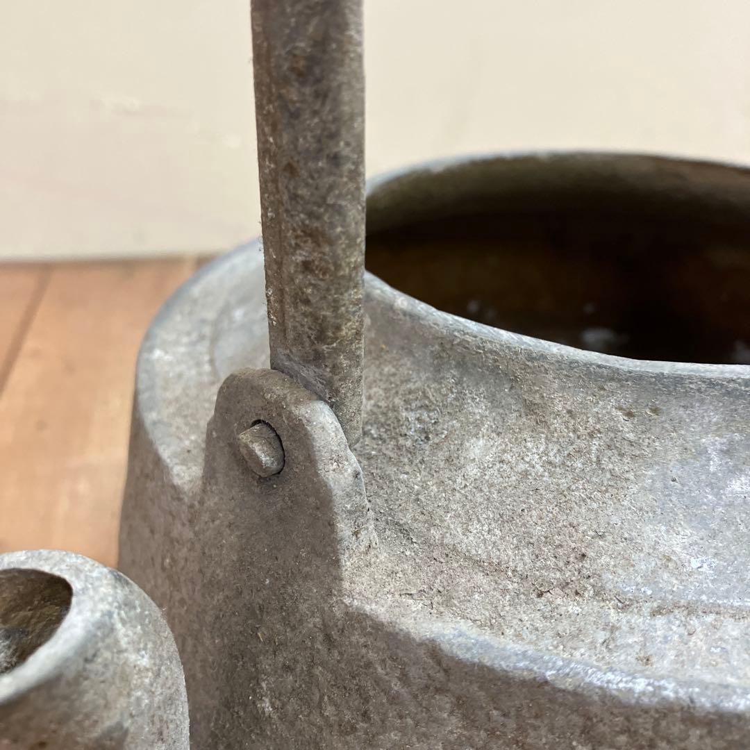 D-4 アンティーク 鉄瓶 やかん 時代物 古道具 茶道具 当時物 インテリア