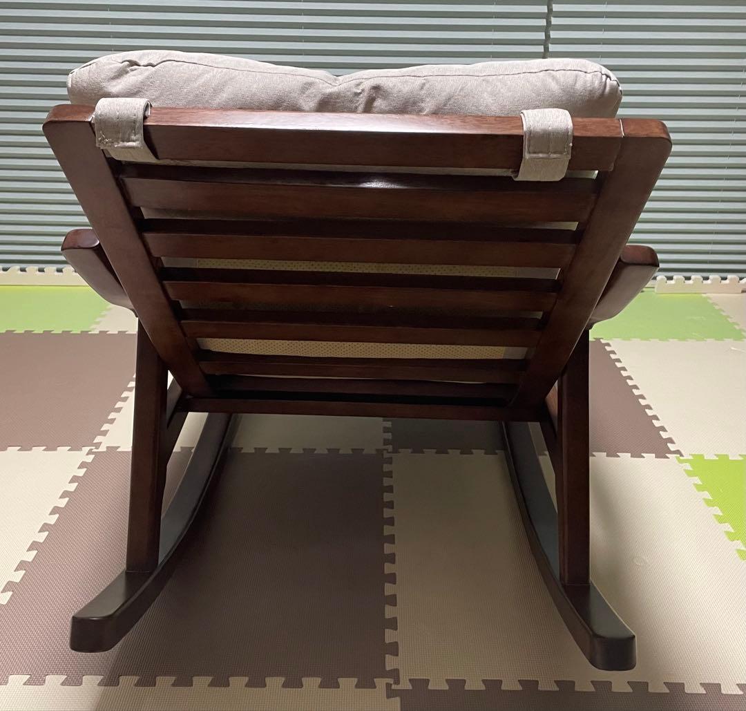 【木製】高級 ロッキングチェア