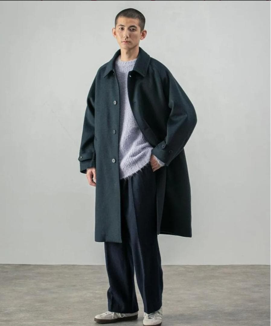 URBAN RESEARCH バルカラーコート Mサイズ ネイビー