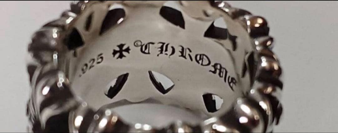 【美品】CHROME HEARTS　セメタリーリング　クロムハーツ　19号