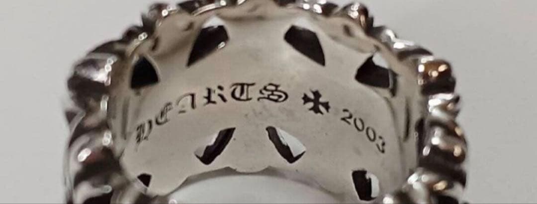 【美品】CHROME HEARTS　セメタリーリング　クロムハーツ　19号