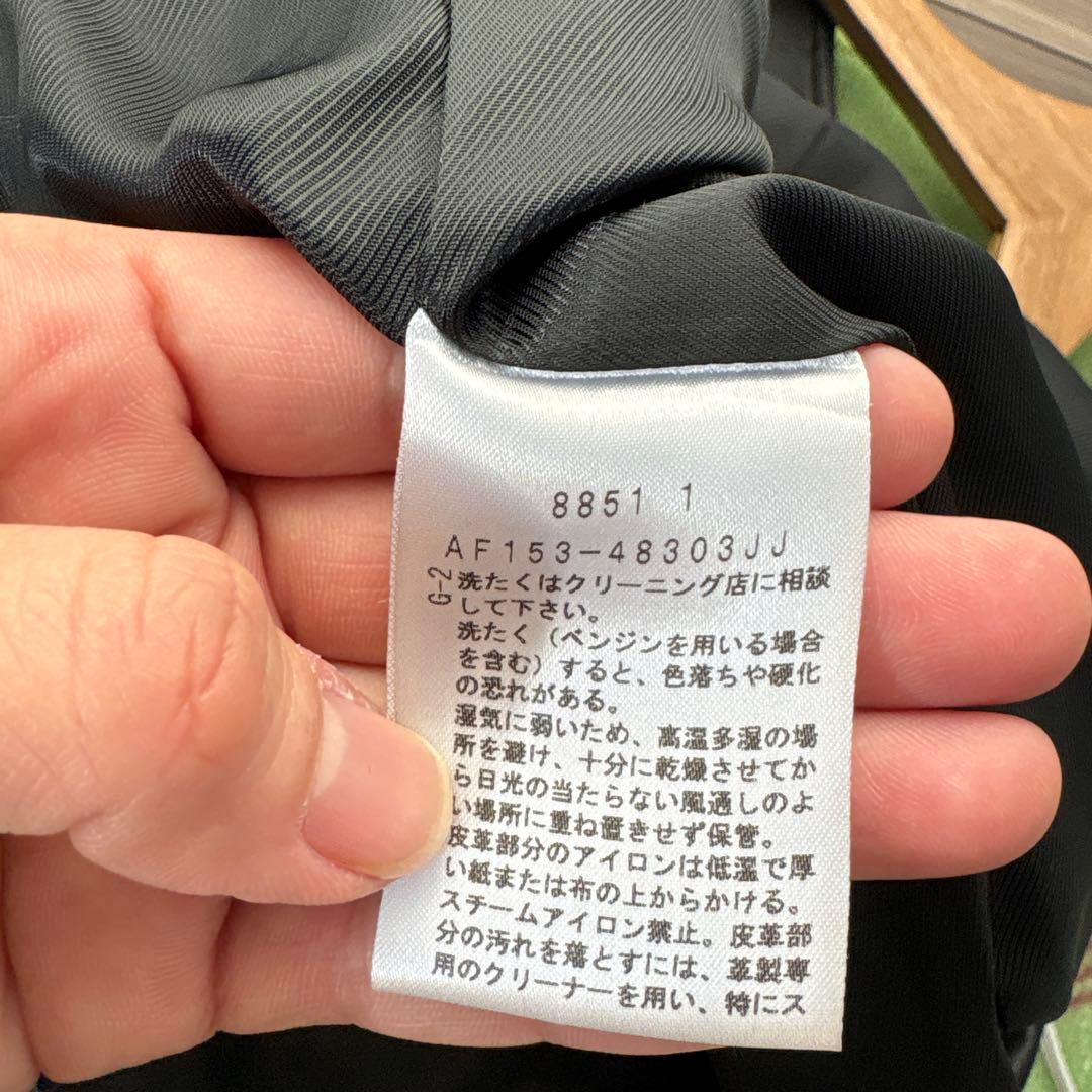 【美品】アンタイトル レザージャケット ブラック　サイズ2